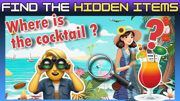 Find the hidden objects Game Challenge ❰ Find It Out ❱ Summer Edition 😎