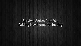UE4 Survival Game | Adding Items for Testing (Part 26)
