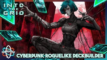 Super Stylish Cyberpunk Roguelike Deckbuilder with Awesome First-Person Combat! | Into the Grid