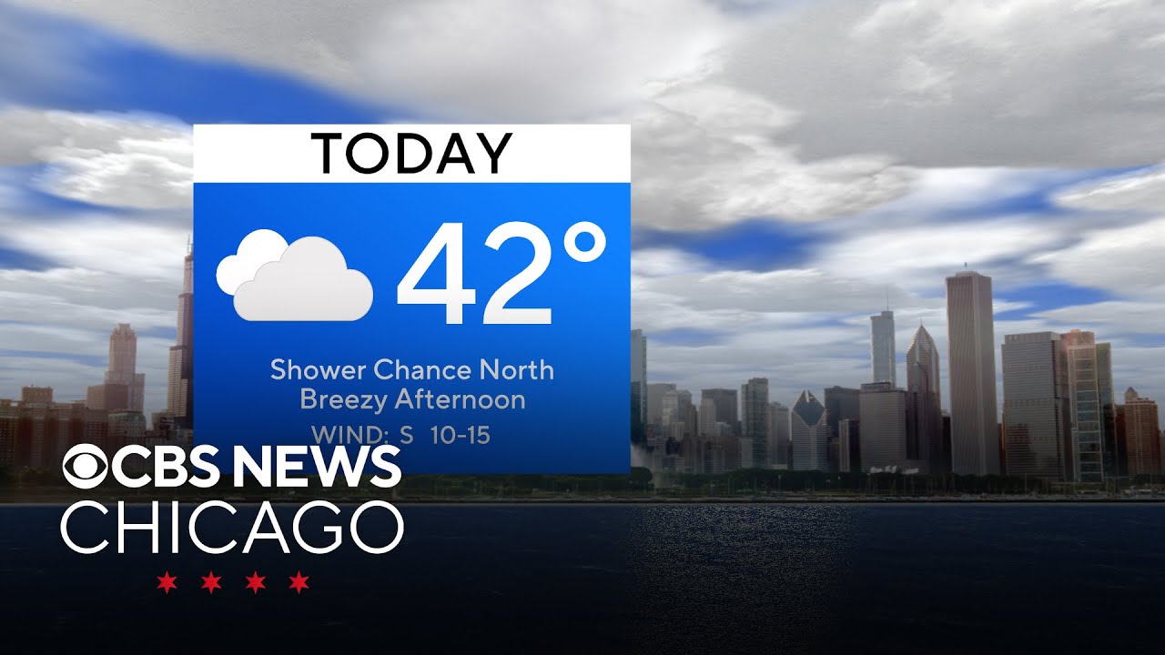 Chicago weather: Cloudy and breezy Monday - YouTube