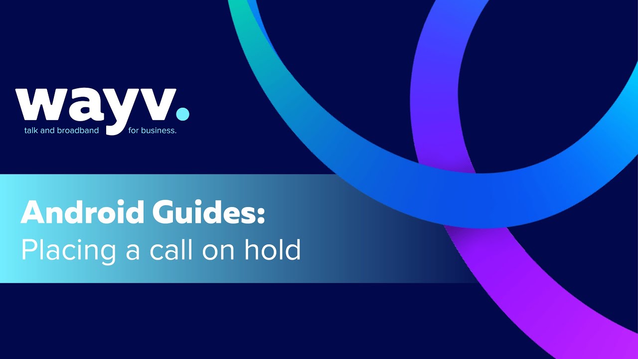 How to place a call on hold on the Android mobile app.