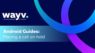 How to place a call on hold on the Android mobile app. screenshot 4