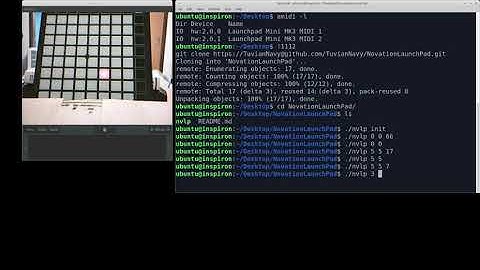 using Novation LaunchPad Mk2/Mk3 as 8x8 lightboard from Linux shell script