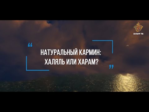 Натуральный кармин: халяль или харам? | Салих Патеев