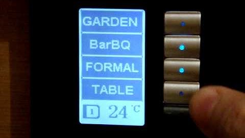 Wall LCD Light Switch Multi Languages with LED back Lighting