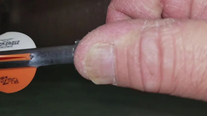 Ravin Crossbow. Turning off lighted nock the easy way.