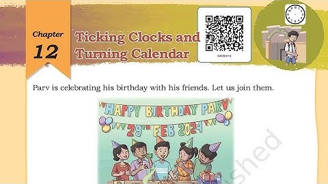 Ticking Clocks and Turning Calendar (chapter –12) class-4th ll Maths Mela ll New NCERT book #kvs
