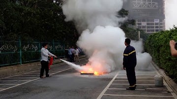 Thiết bị Cứu hỏa Gia đình - Cách dùng bình cứu hỏa bột và bình CO2 để chữa cháy