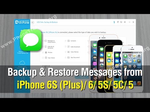How to backup & restore messages from iphone 7 (plus)/6s/6/5s/5c/se