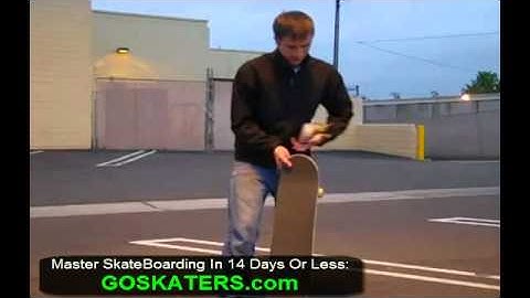 How To Heelflip on a Skateboard Video !