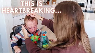 The Hard Moments of Being a Disabled Toddler... + Blakelys FIRST Day of Preschool!
