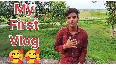 #Video || My first vlog 🥰 || My first vlog video on my YouTube channel 🥰 || #youtubevideo #vlogvideo
