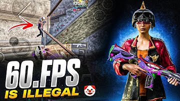 60 Fps is Enough For This Android Player | 4 Finger 1v4 Clutches in BGMI - PUBG mobile 🔱
