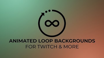 Free Twitch Background Animated Loop | No. 3 | For #OBS and other platforms