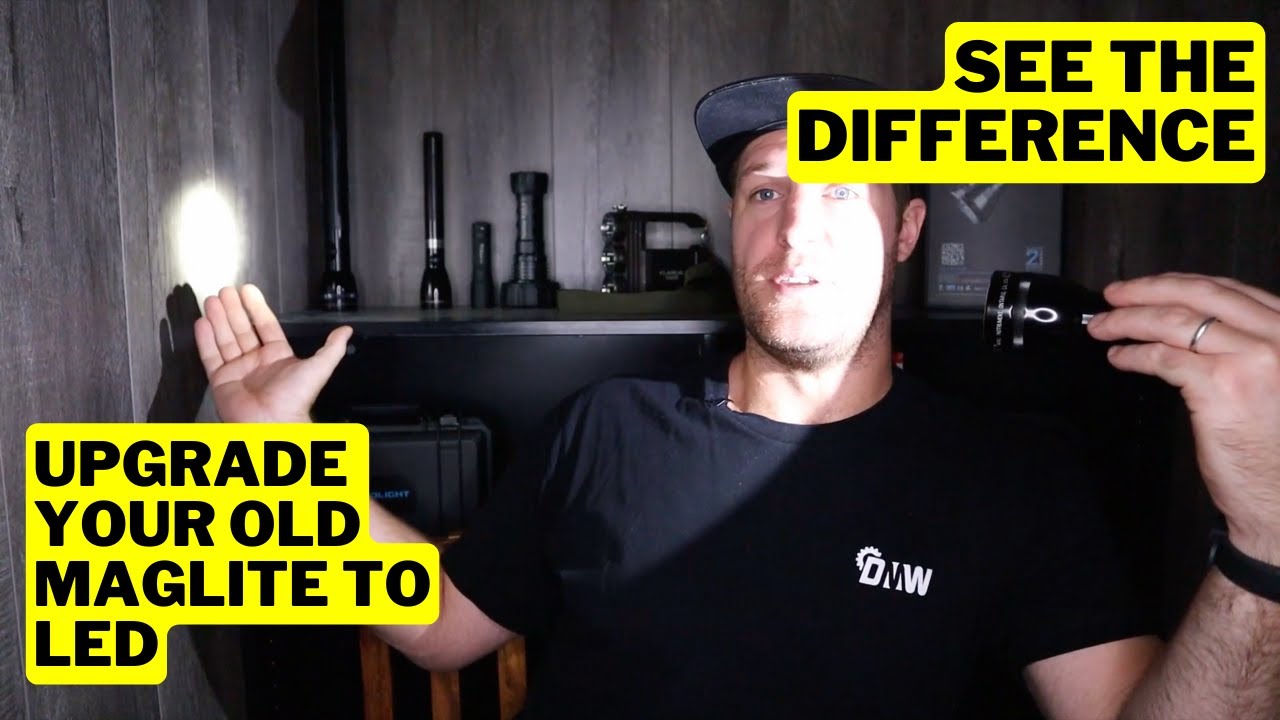 Transform Your Maglite Flashlight with a High-Powered LED Upgrade - YouTube