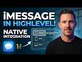 iMessage in your Highlevel Advanced Device Selection in Conversation View