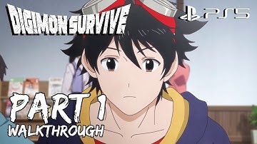 [Walkthrough Part 1] Digimon Survive (PS5) (Japanese Voice) No Commentary