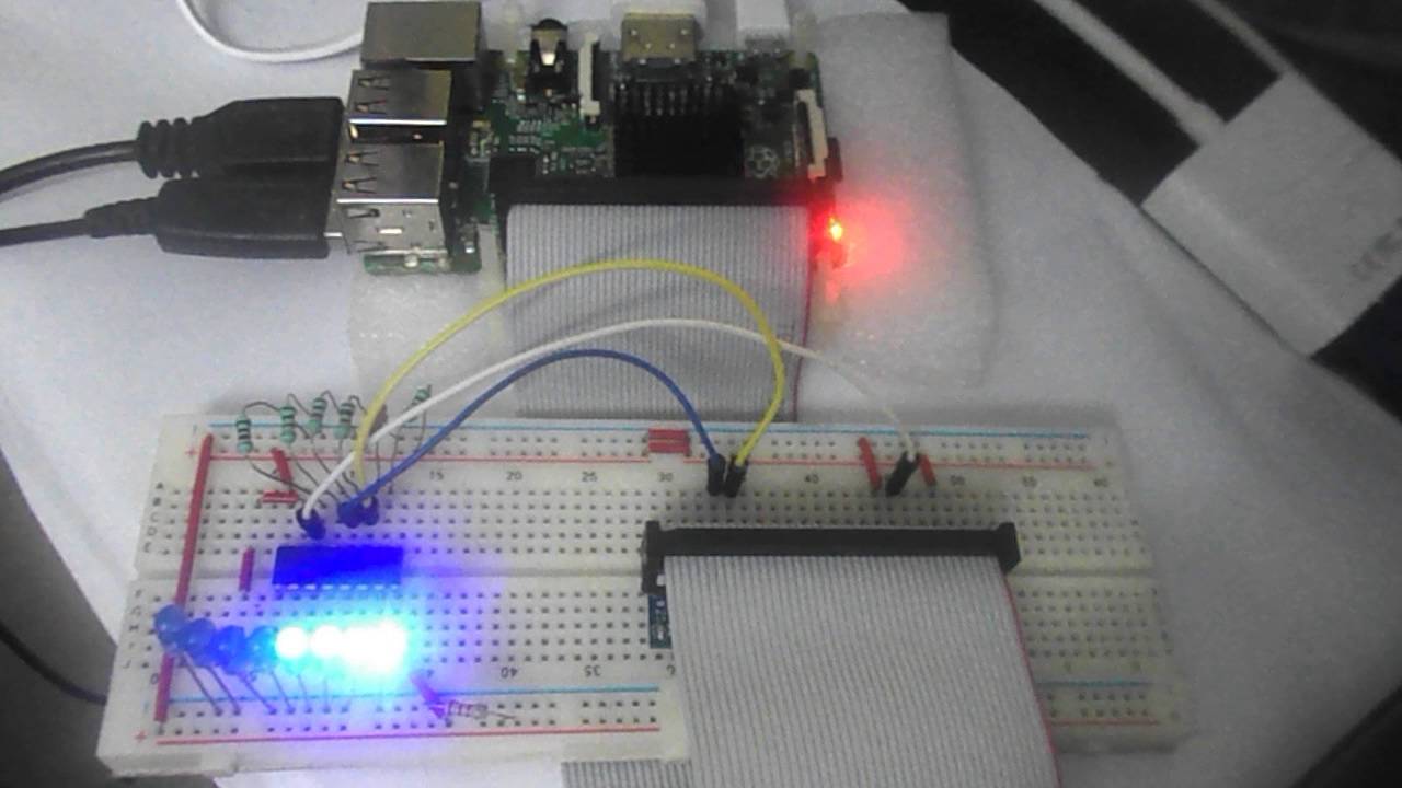 Raspberry Pi shift register tutorial YouTube
