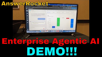 Demo Enterprise Agentic AI van AnswerRocket