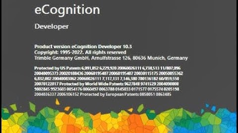 Trimble eCognition 10.3