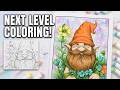 Take your coloring pages to the next level! #bokeh #coloringtutorial
