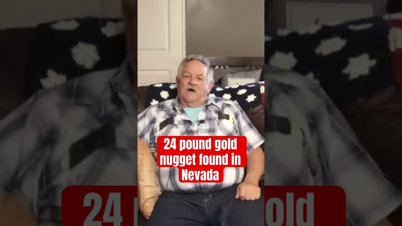 24 pound gold nugget found in Nevada