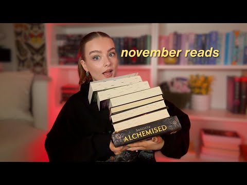 ASMR the 9 books i read in november 📔🥧 monthly reading wrap-up