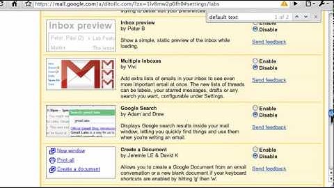 Google Mail Lab - Default Text Styling