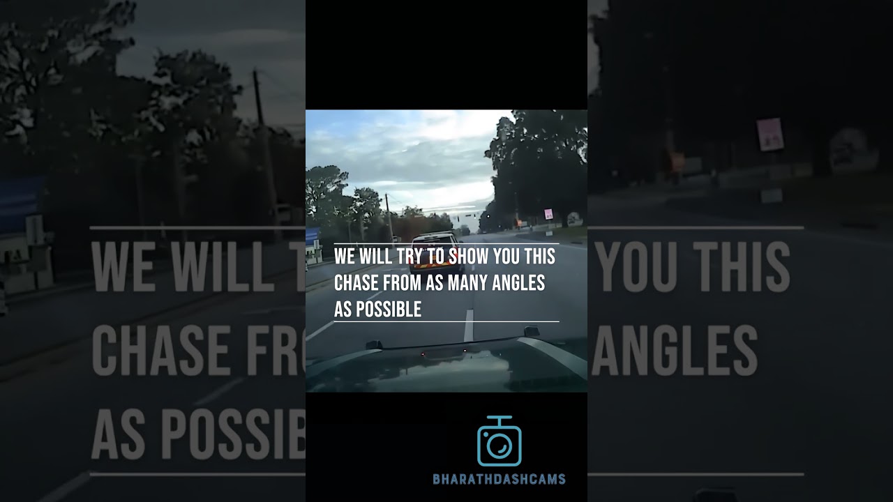 High-Speed Showdown: Real-Life Police Chase Unfolds on Dashcam! 🚓💨🚨 Part 1