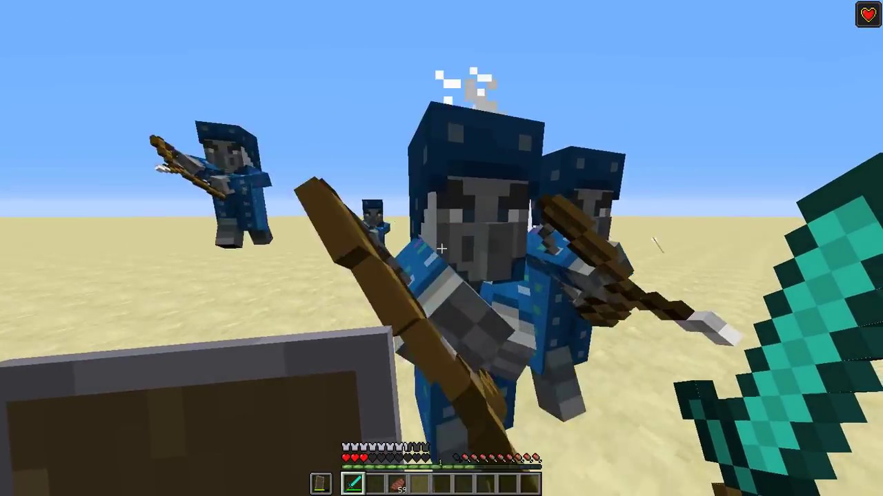 Minecraft 新mobイリュージョナーと戦ってみた Youtube