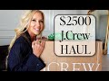 I Spent $2500 At J Crew | Unboxing and Try On Haul | 😱 NO RETURNS 😱