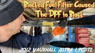 Clogged Fuel Filter Caused the DPF  to Block, Astra 1 7 cdti