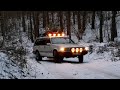 Delivering a Christmas Tree on my Volvo 940XC. Volvo winter drift. DDrive