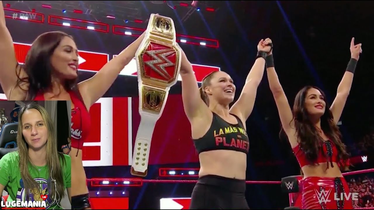 wwe raw 2019 new Bella twin HEEL turn 1