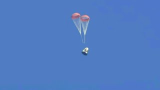 SpaceX Crew Dragon successfully splashes down