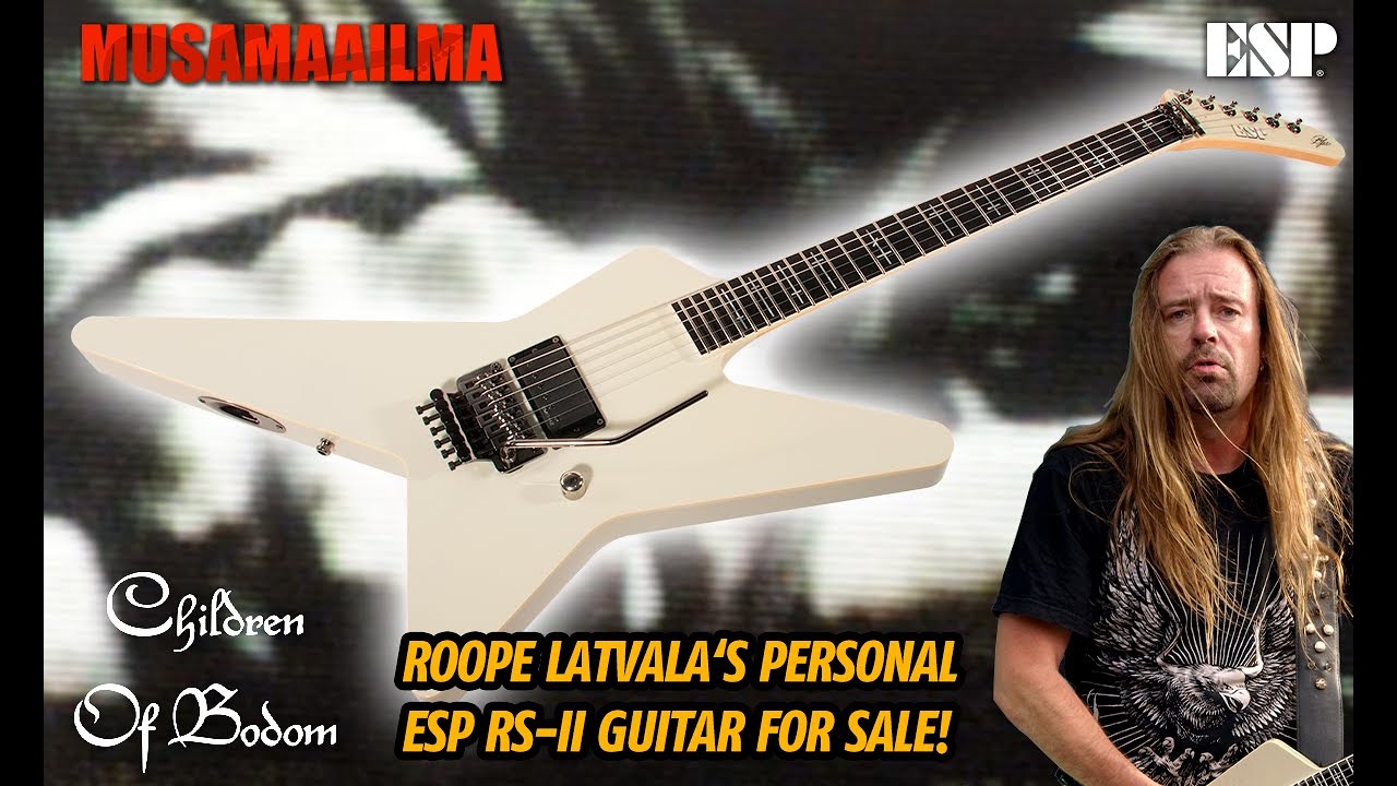 Musamaailma PRESENTS: Buy Roope Latvala's Personal ESP Guitar
