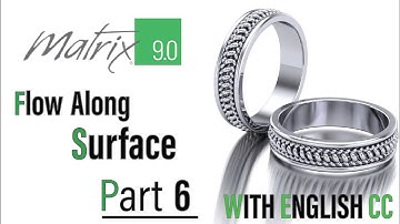 Matrix 9.0 Beginner Tutorial - Part 6 Flow Along Surface - Urdu/Hindi (English Subtitles)