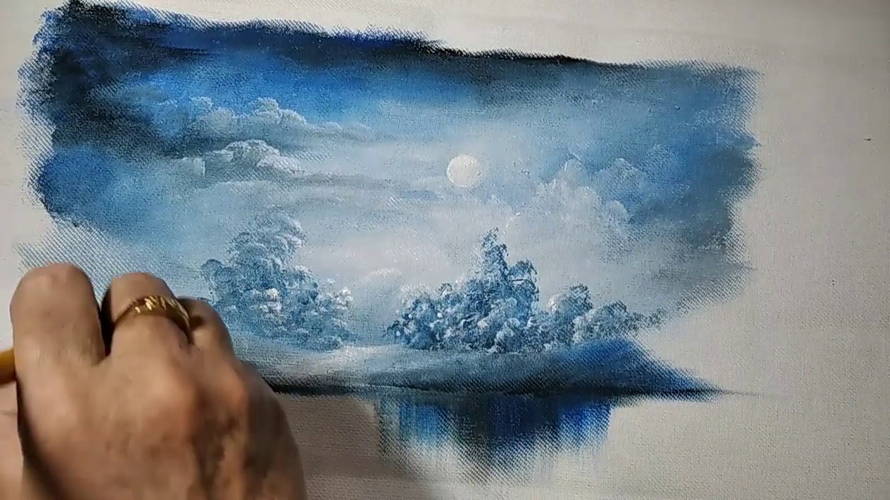 Pintando Paisagem (Noite) - #BIAMOREIRA