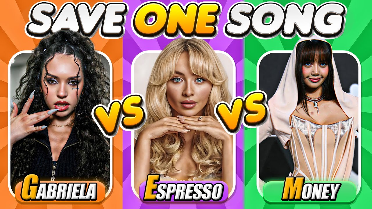 SAVE ONE SONG 🎶 From A to Z ✨ | Pick Your Favorite Song! 😍 | Music Quiz