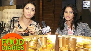 Shweta Mahadik And Sehrish Ali's Thali Eating Challenge | Food Diaries