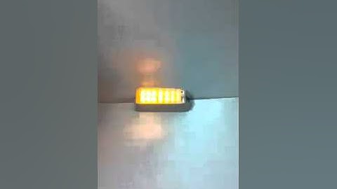 Multi-Function Amber LED Strobe Light Demo Video - TowMart.com