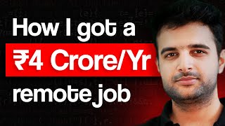 Remote Software Developer Makes 4 Crores/Yr 🔥 ft. @harkirat1