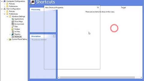 10982 Demo 15 Using the Group Policy Management Console to create a shortcut on a client PC