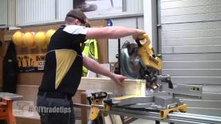 Dewalt DWS780 Compound Slide Mitre Saw with XPS