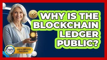 Why Is The Blockchain Ledger Public?