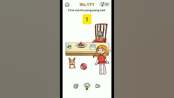 Can you find ping pong ball?🤔|brain out level 171|#shorts #brainout #funnygameryt