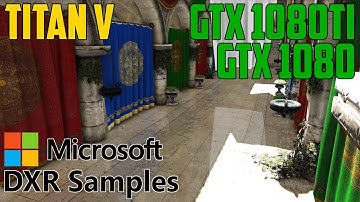 DirectX Raytracing Fallback Layer Performance Preview v2 - NVIDIA TITAN V | GTX 1080 Ti | GTX 1080