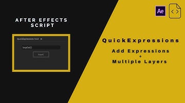 How to add the same expression across multiple layers in After Effects -Script