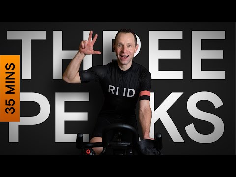 35 Minute Indoor Cycling Workout | Three Peaks