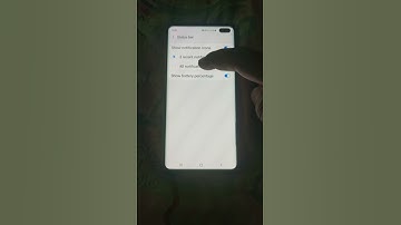 How to customize status bar on Galaxy S10 Plus